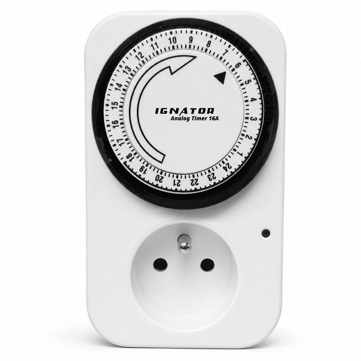 Minuterie Analogique 16A Ignator FR/CZ Type E Minuterie Analogique 16A Ignator FR/CZ Type E